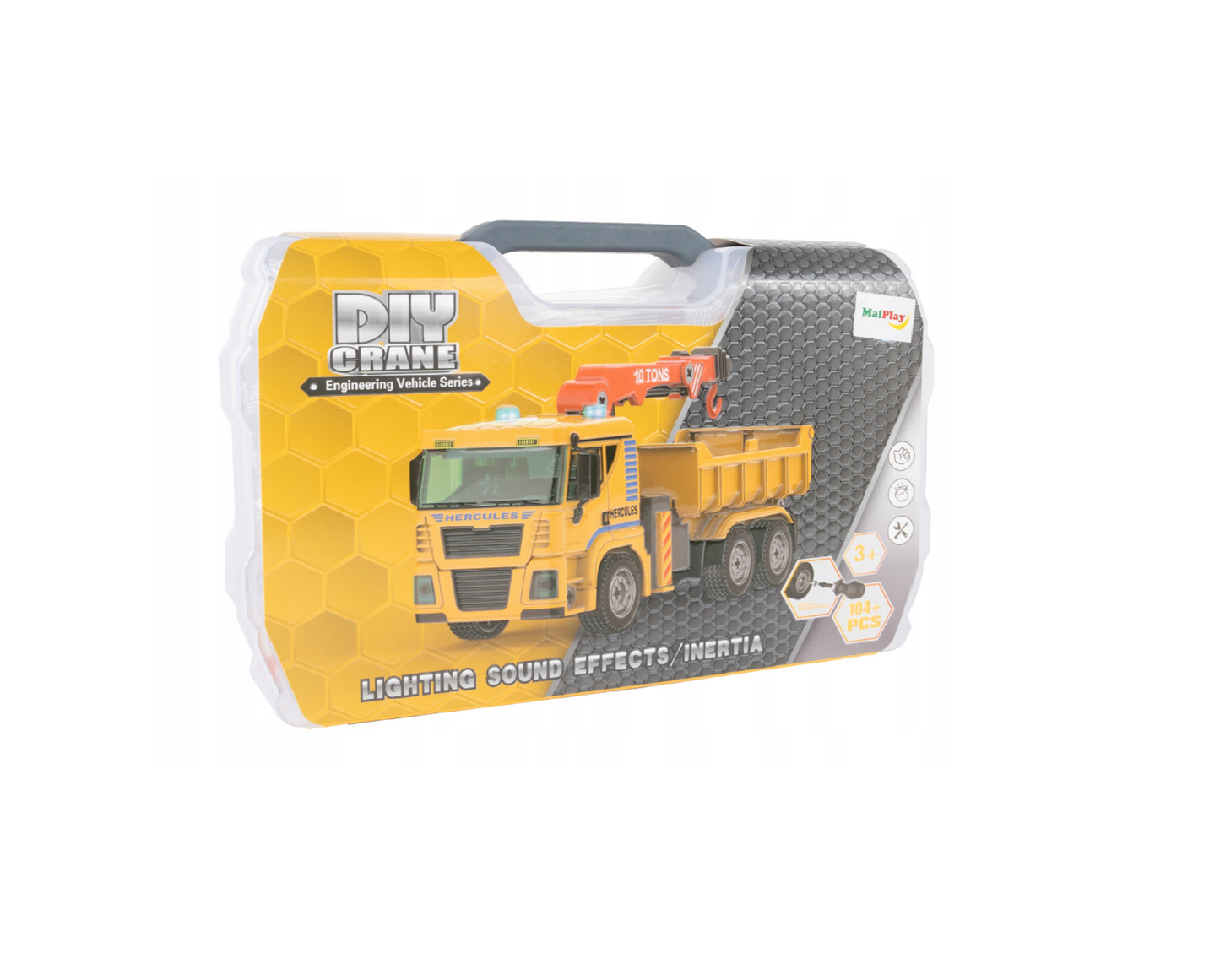 Set asamblare macara, 109 elemente, MalPlay 109725