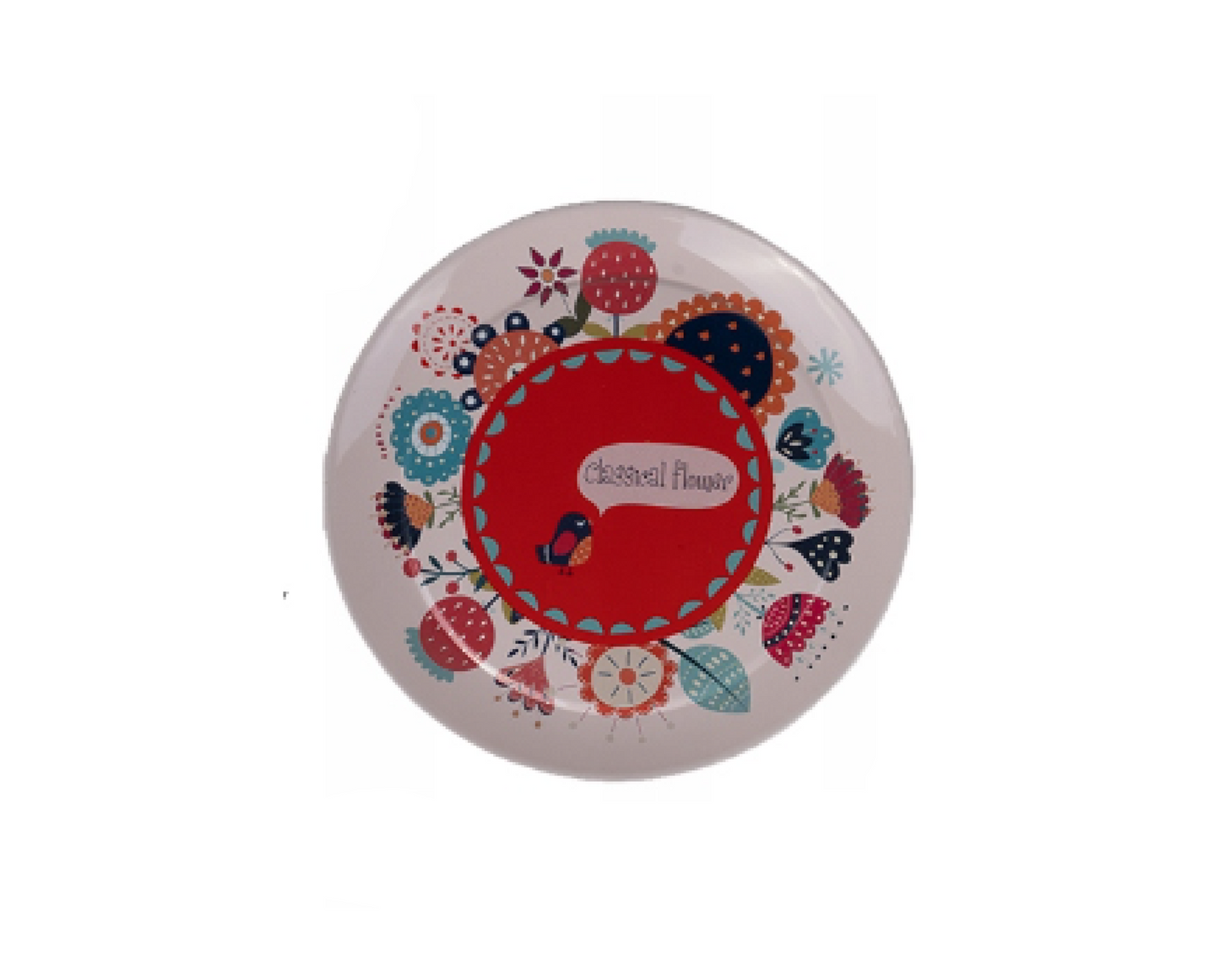 Set ceai cu model floral, 12 piese, MalPlay 109414