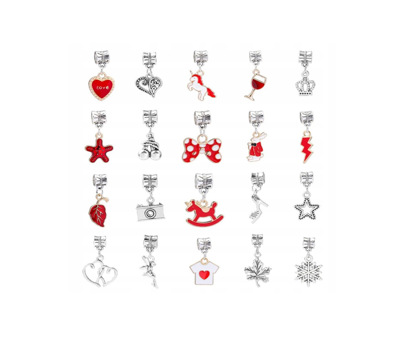 Set margele pentru bratari, 63 elemente, MalPlay 109892