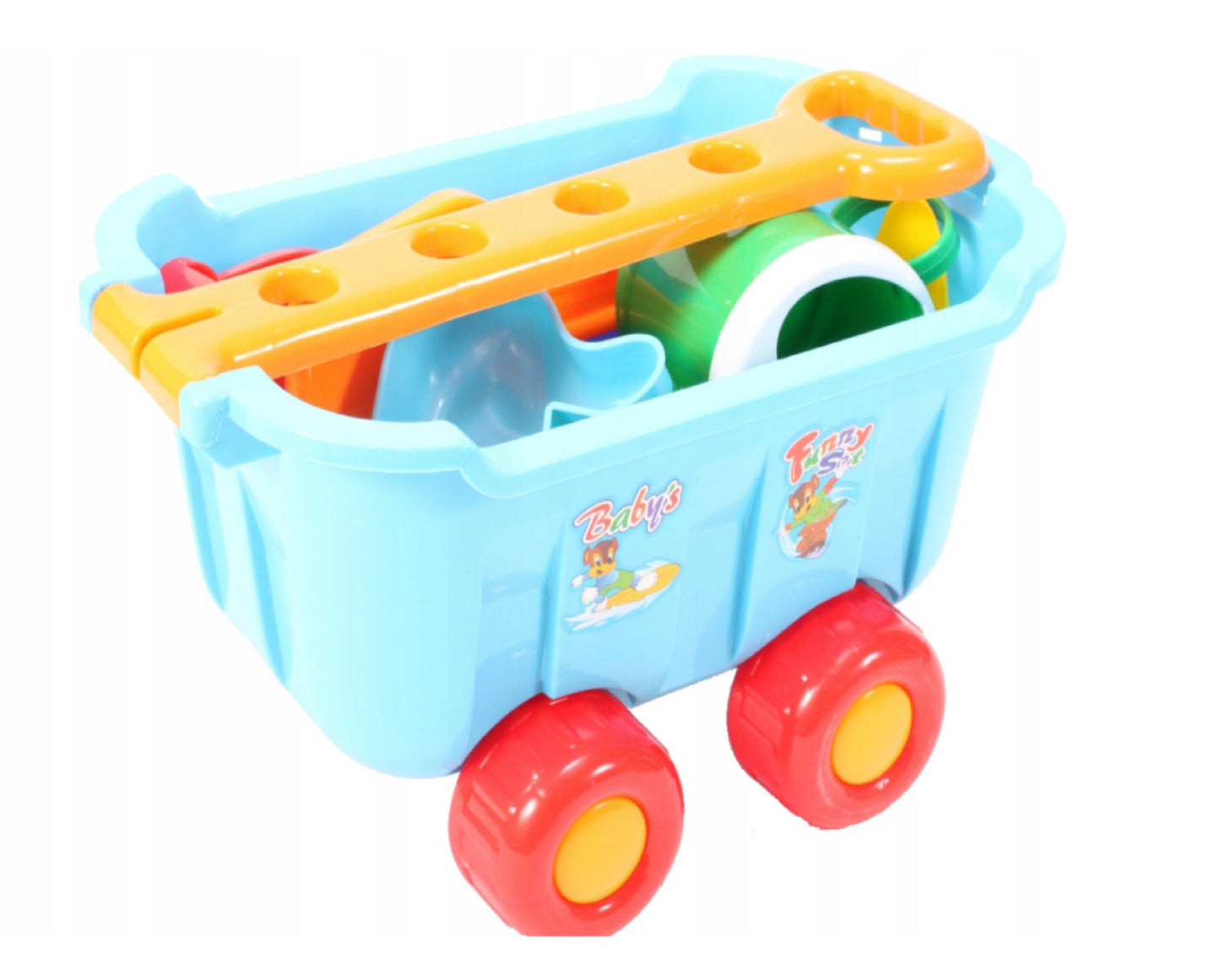 Set jucarii nisip, 7 elemente, MalPlay 102831