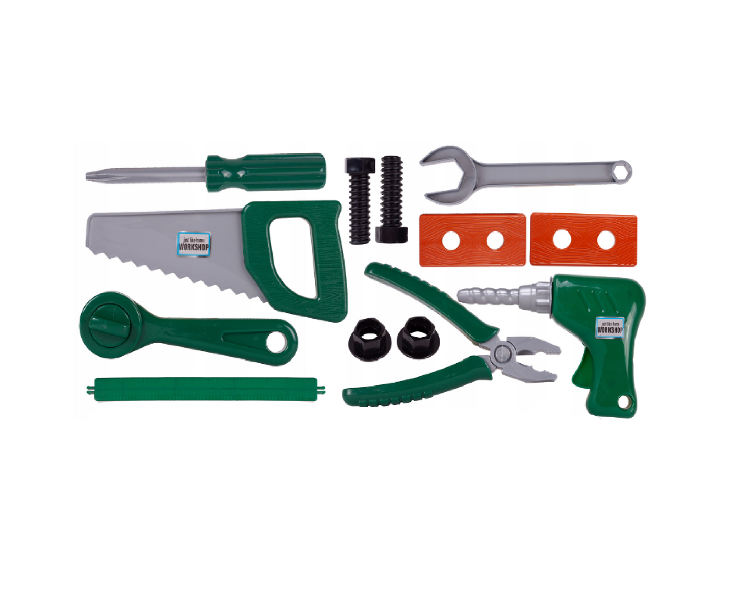 Set de scule pentru copii, 11 elemente, MalPlay 108804