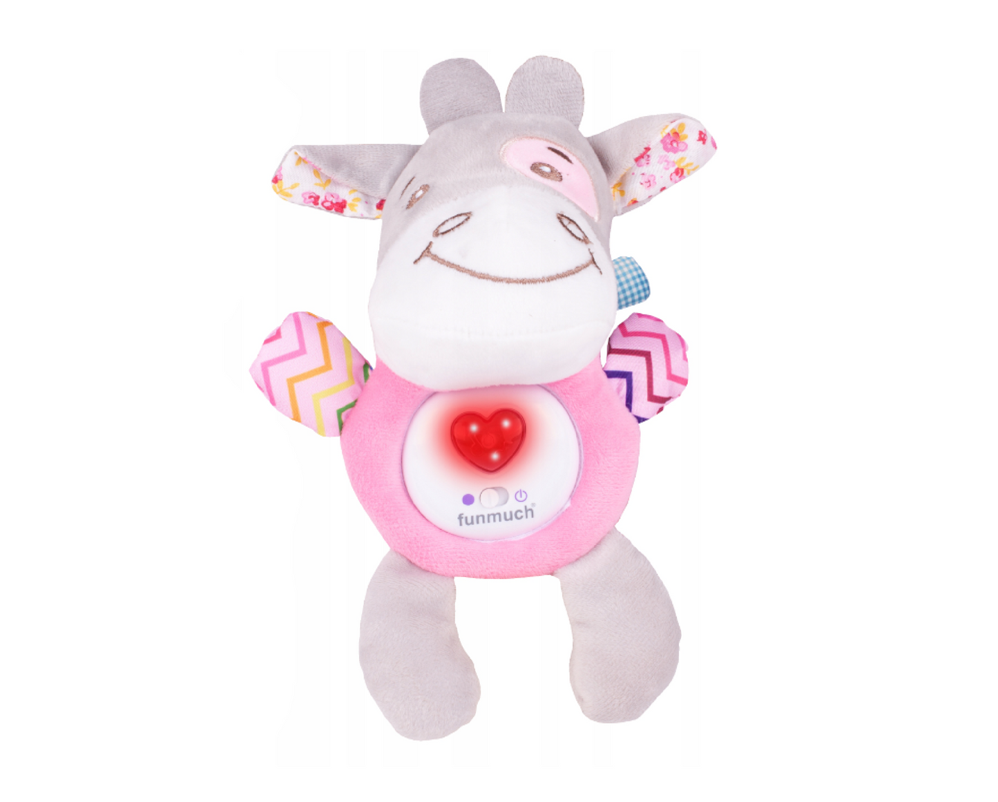 Jucarie interactiva de plus vacuta, 22,5 x 16 x 9 cm, MalPlay 109434