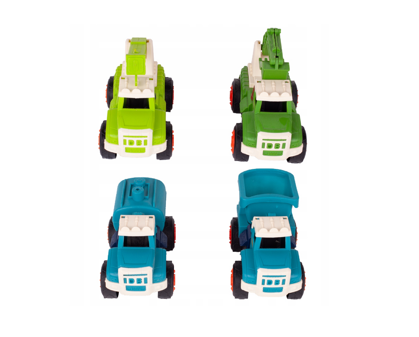 Set vehicule de constructie, 4 elemente, MalPlay 109221