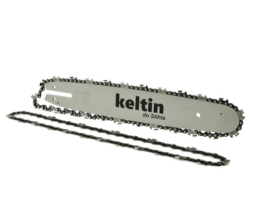 Set lama de ghidaj si 2 lanturi pentru drujba Sthill, 14", 3 / 8", 50 T, Keltin K02411