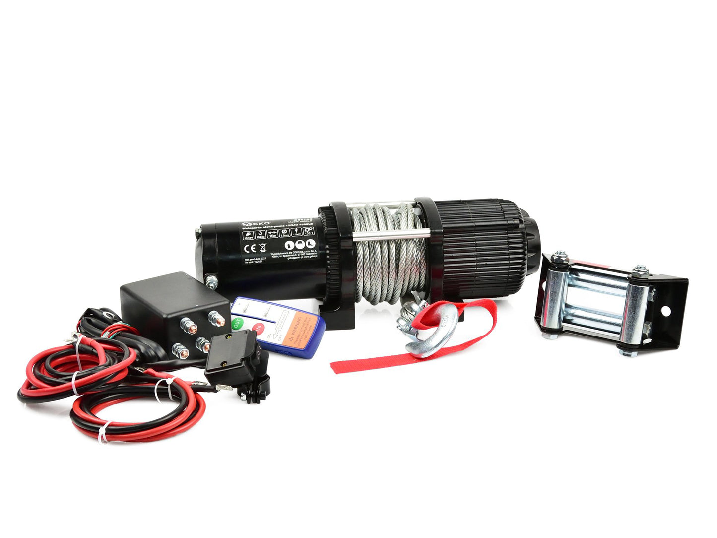 Troliu electric, 12 V, 2041 Kg, Geko G81705