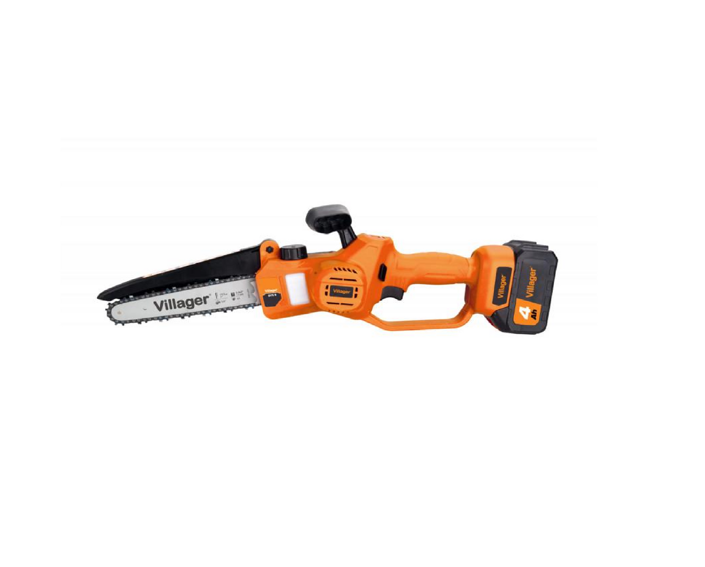 Fierastrau electric cu lant pe acumulator BV 8, fara acumulator si incarcator, Villager VL077812