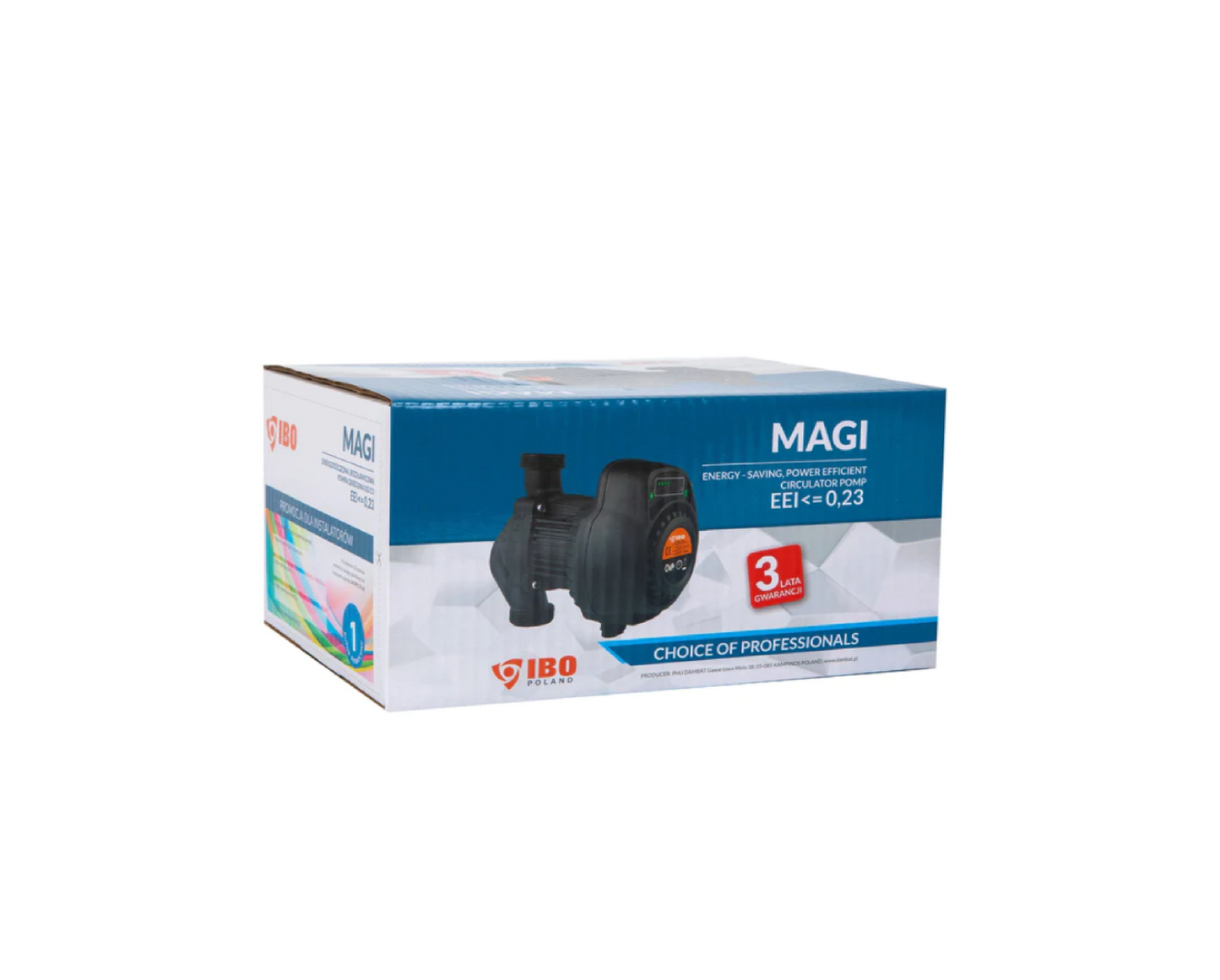 Pompa de recirculare Magi Max 25-100 / 180, 170 l / min, 10-180 W, Ibo Dambat IB030043