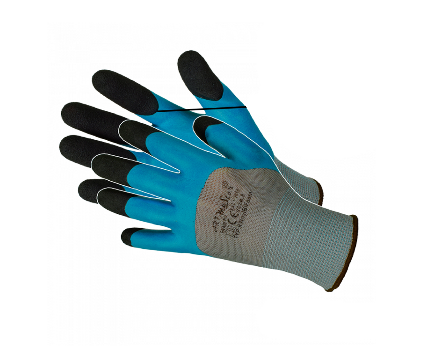 Manusi de protectie albastre Foam RWNYLBI, marimea 10, Artmas ART008020