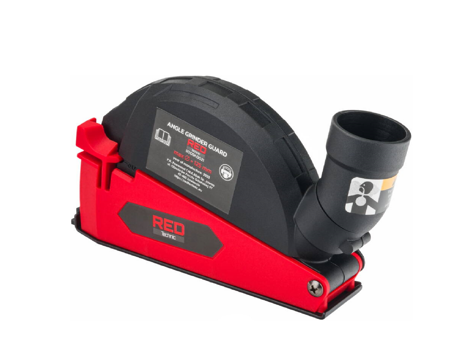 Capac aspirare pentru polizor unghiular, Red Technic RTOSK0021