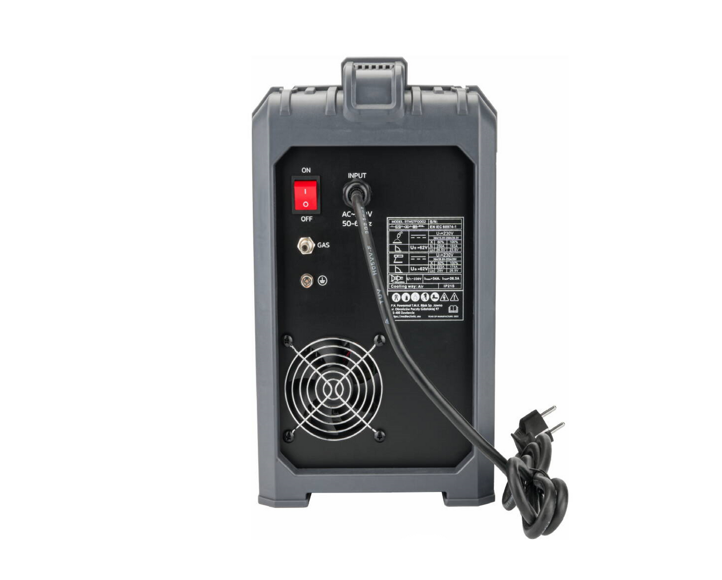 Aparat de sudura migomat, MIG / MAG / MMA, 250A, Red Technic RTMSTF0002