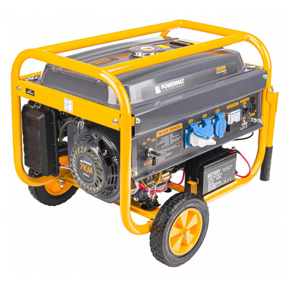 Generator de curent pe benzina PM-AGR-3000M2KE, Powermat PM1199