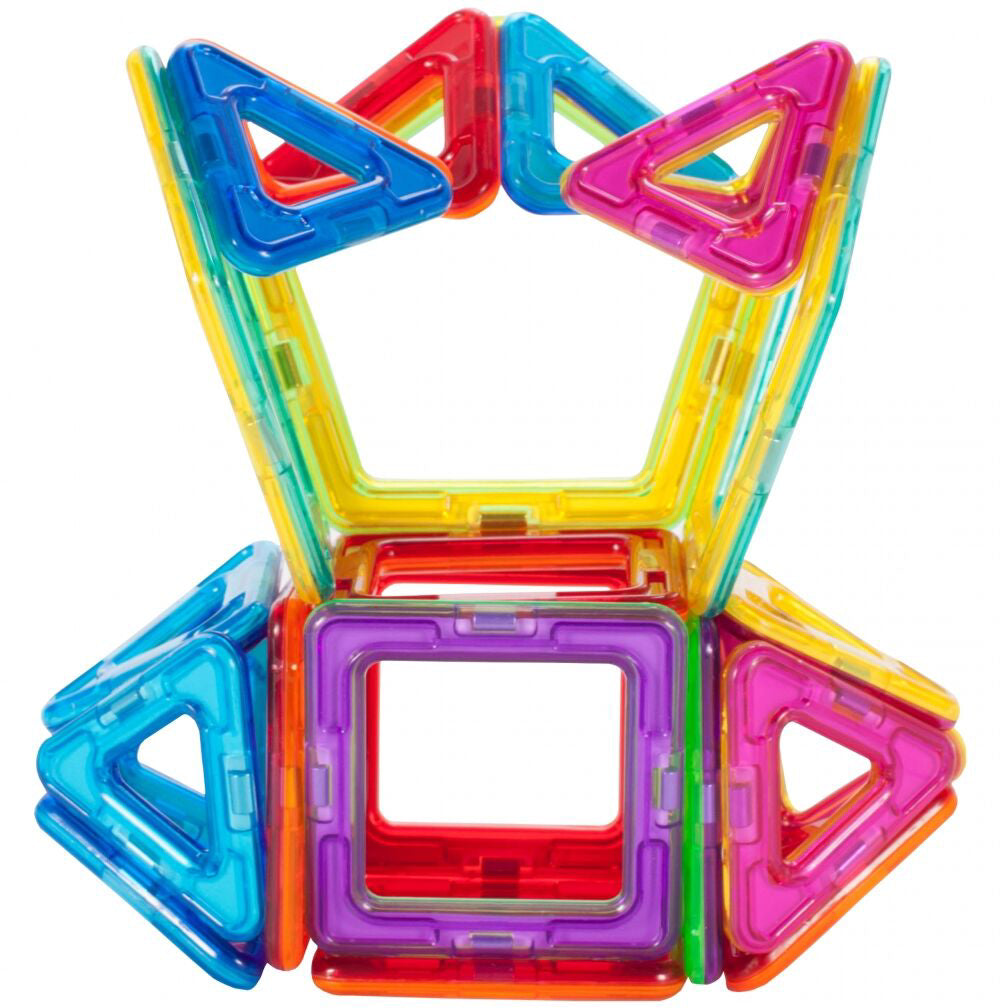 Set blocuri magnetice 3D, 41 elemente, MalPlay 108173