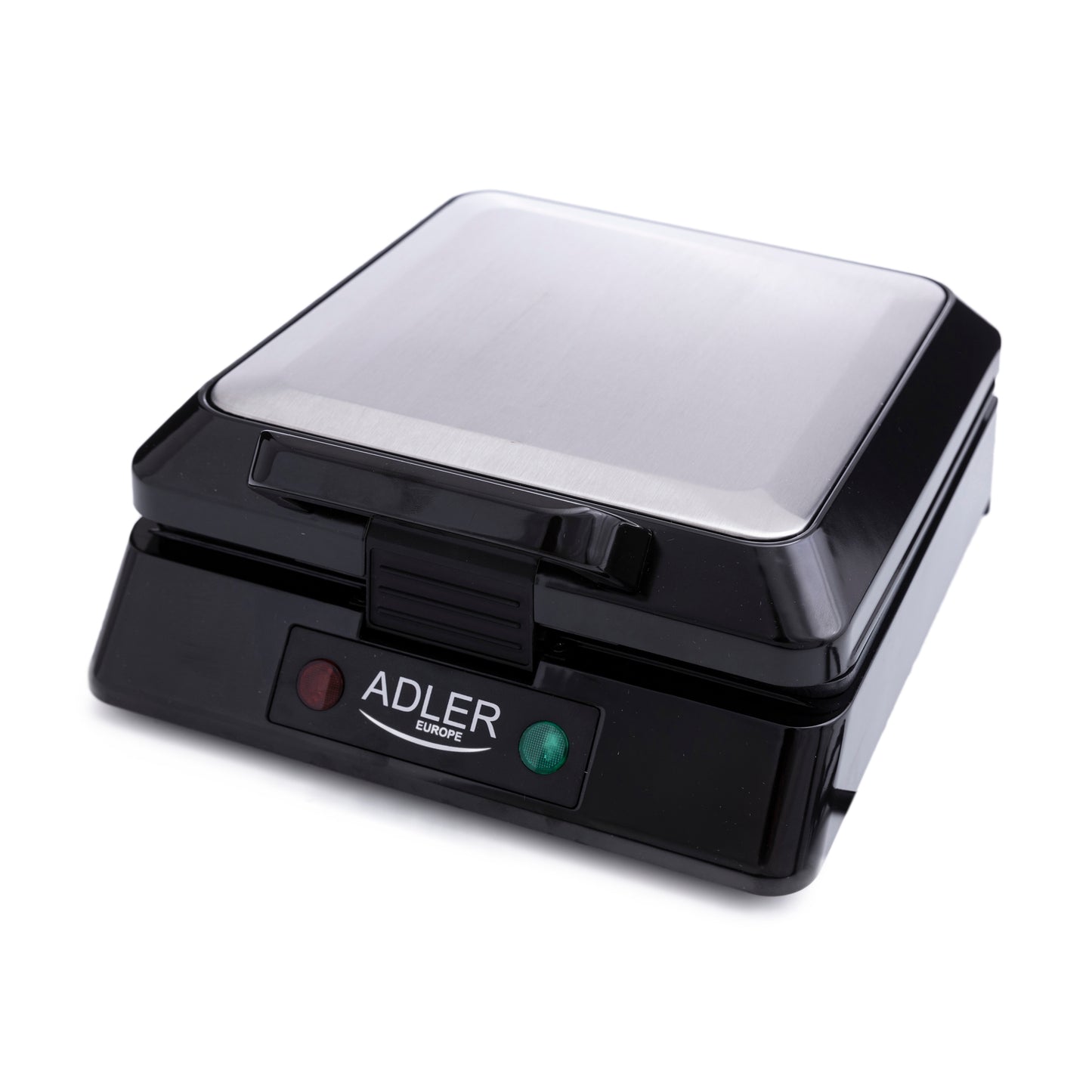 Aparat de facut vafe, 1300 W, argintiu, Adler AD3036