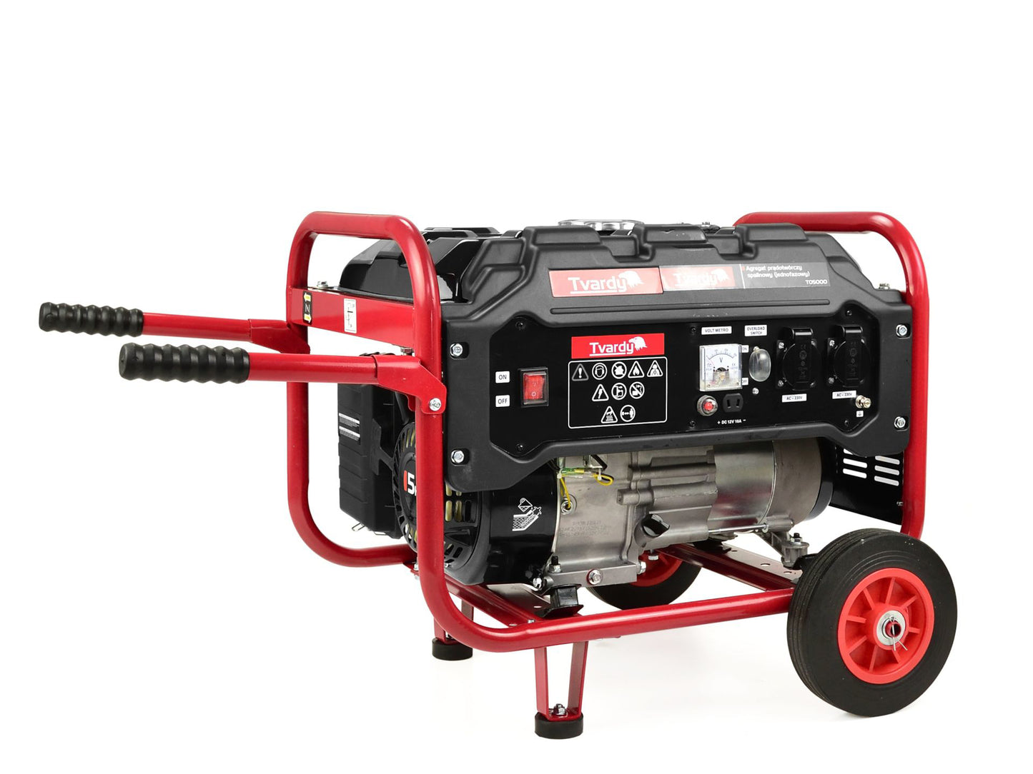 Generator pe benzina monofazat, 2.2 kW, Tvardy T05000
