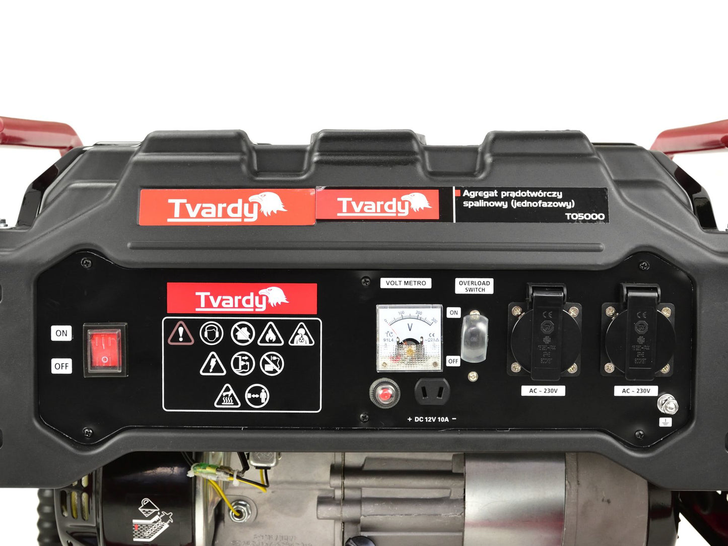 Generator pe benzina monofazat, 2.2 kW, Tvardy T05000