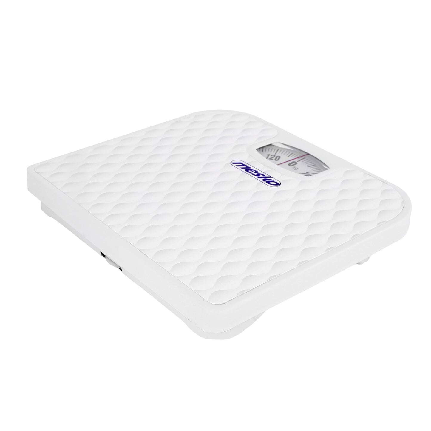 Cantar mecanic de baie, maxim 130 kg, alb, Mesko MS8160