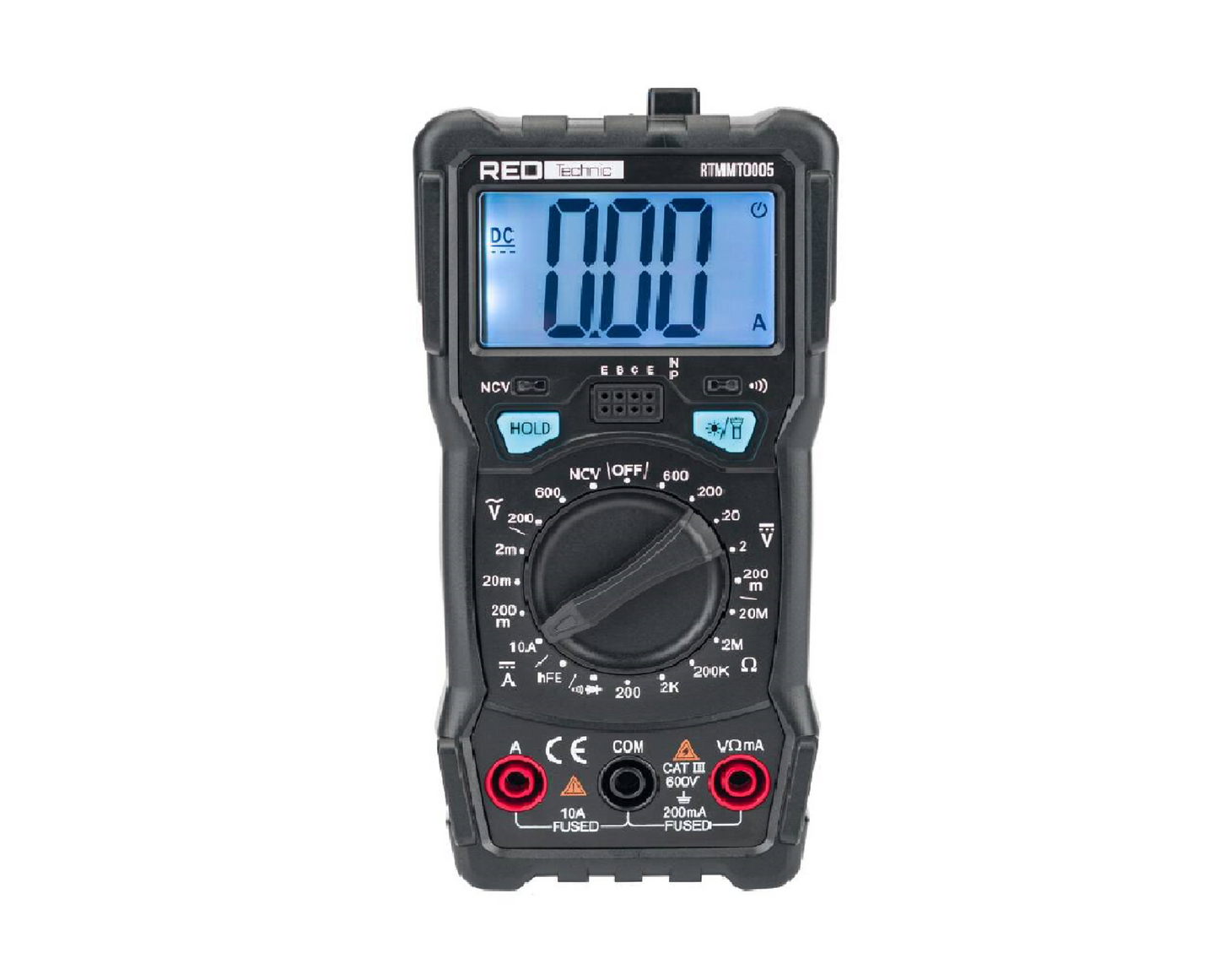 Multimetru digital, 600 V, Red Technic RTMMT0005