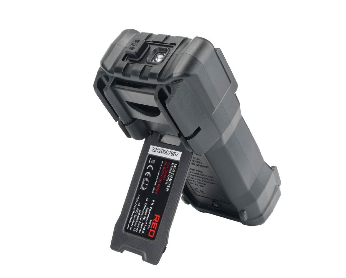 Multimetru digital, 600 V, Red Technic RTMMT0005