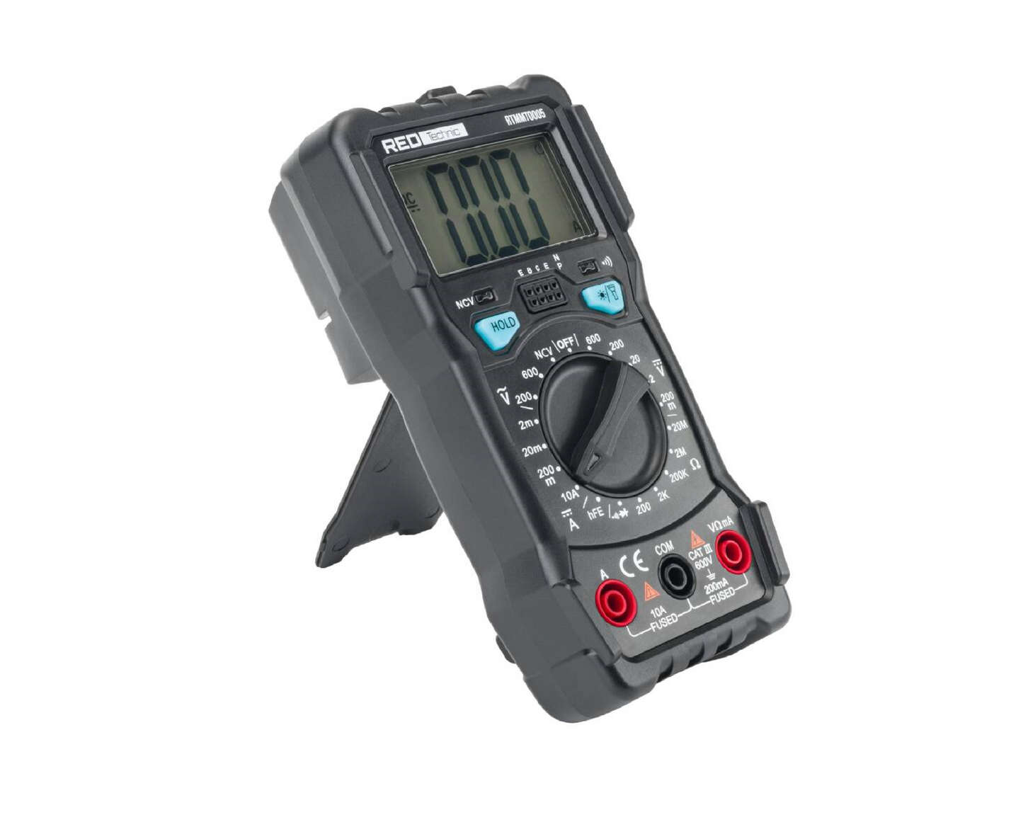 Multimetru digital, 600 V, Red Technic RTMMT0005