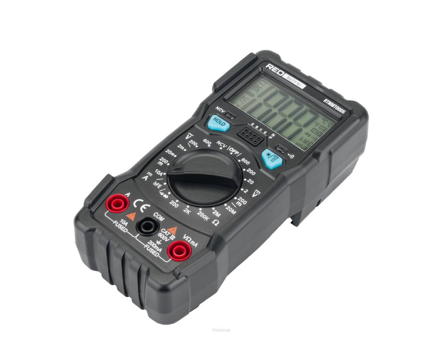Multimetru digital, 600 V, Red Technic RTMMT0005
