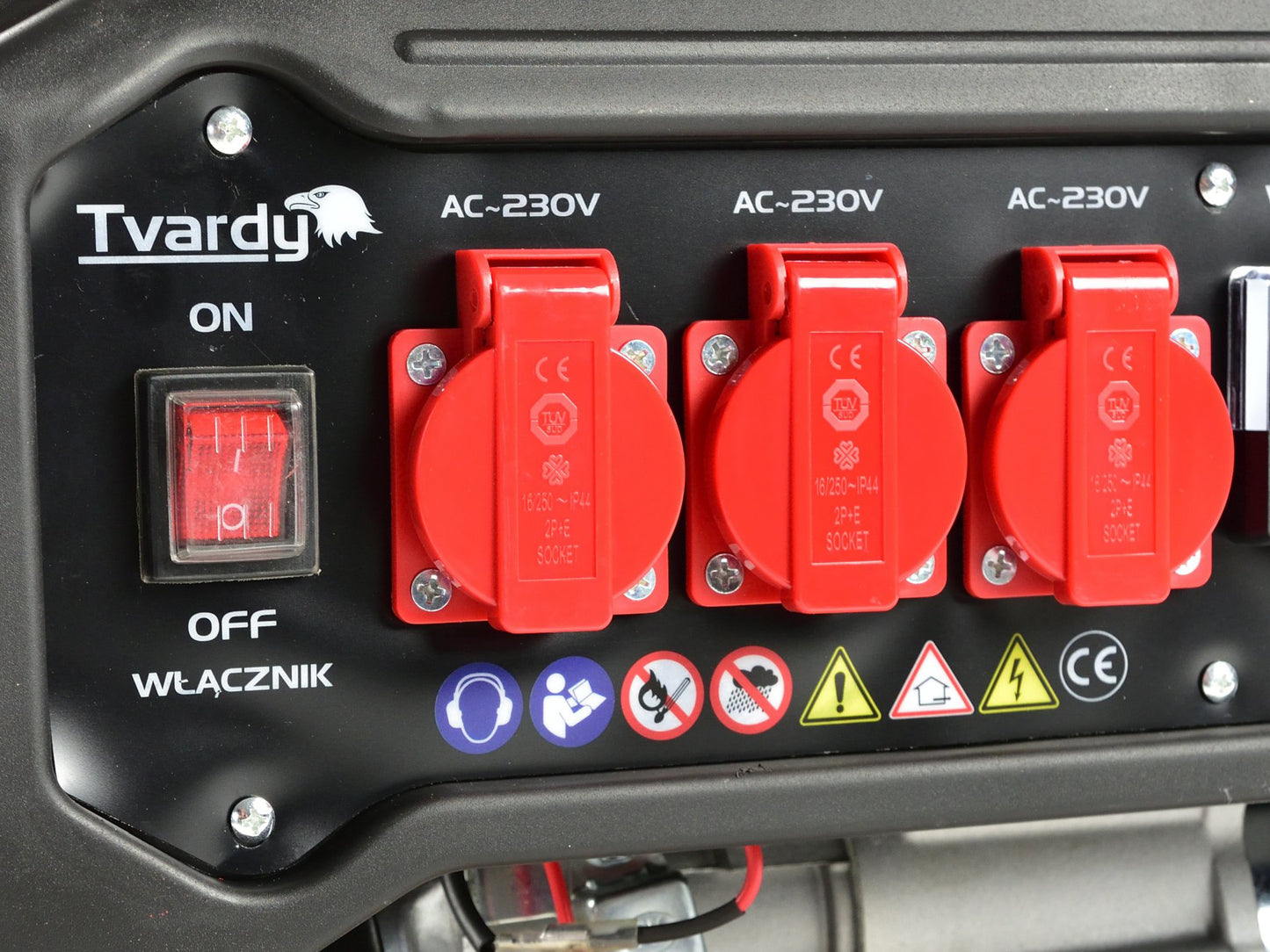 Generator de curent pe benzina, 2.8 kW, 7 cp, Tvardy T05002