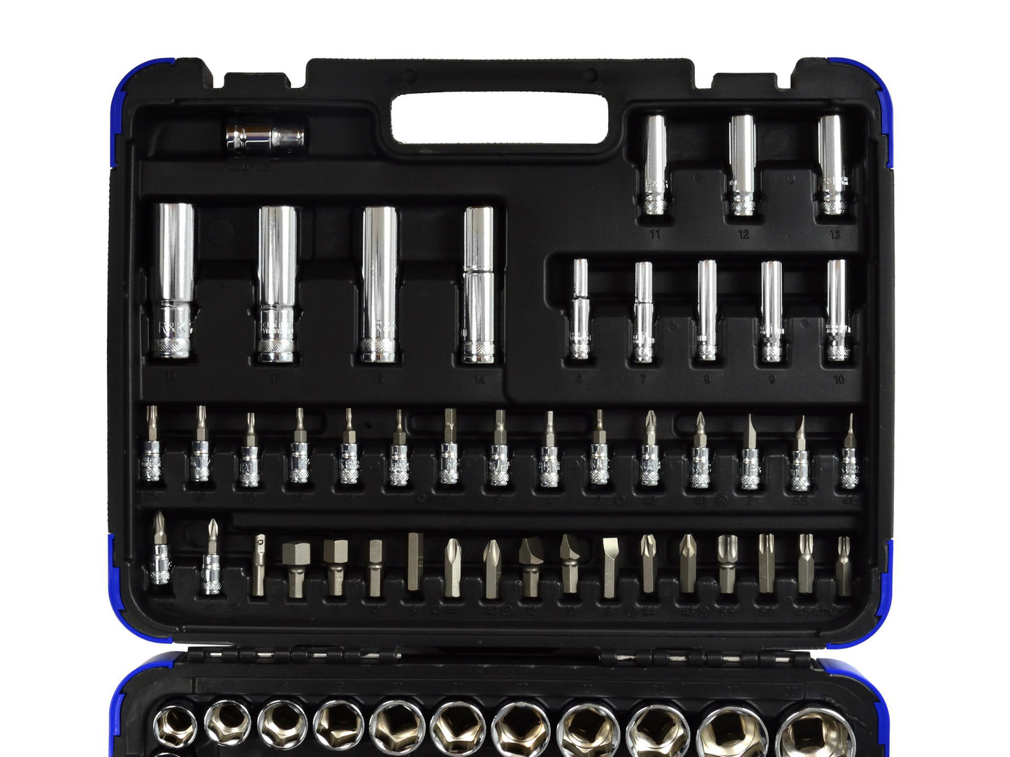 Set chei tubulare profesionale, 94 elemente, 1/4"- 1/2", R&K RK00201