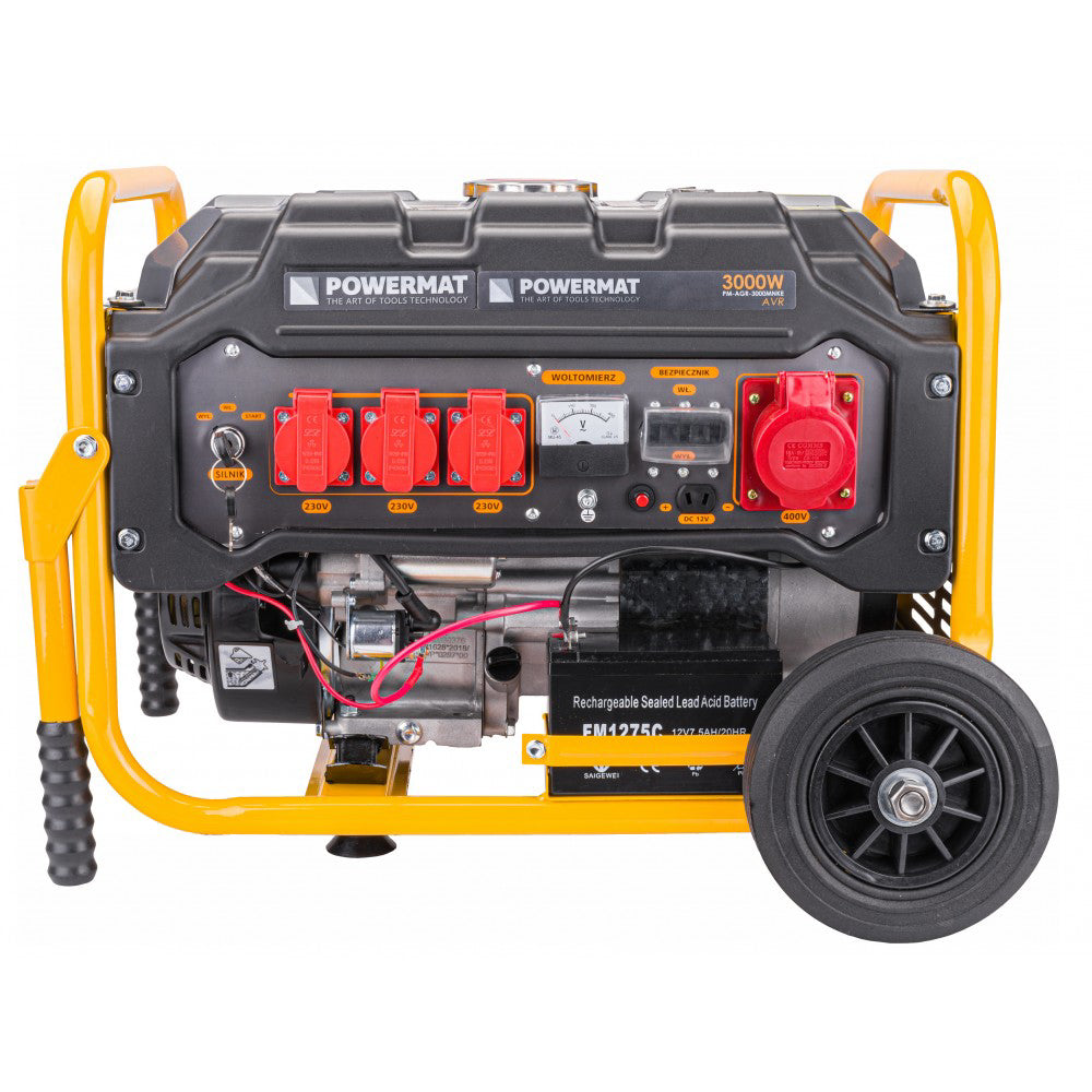 Generator de curent pe benzina PM-AGR-3000MNKE, 3 kW, Powermat PM1196