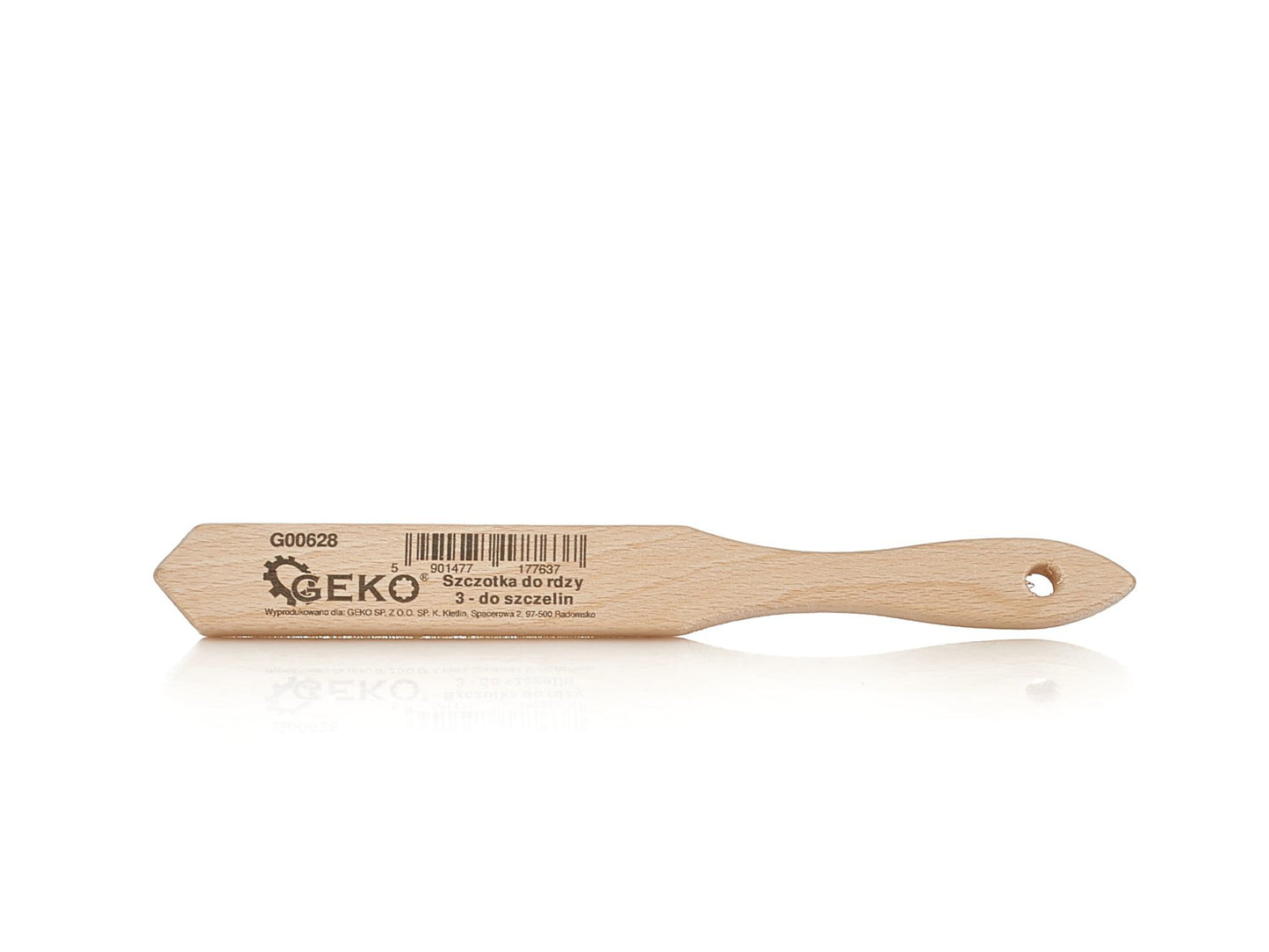 Perie de sarma pentru indepartarea ruginii cu 3 randuri, Geko G00628