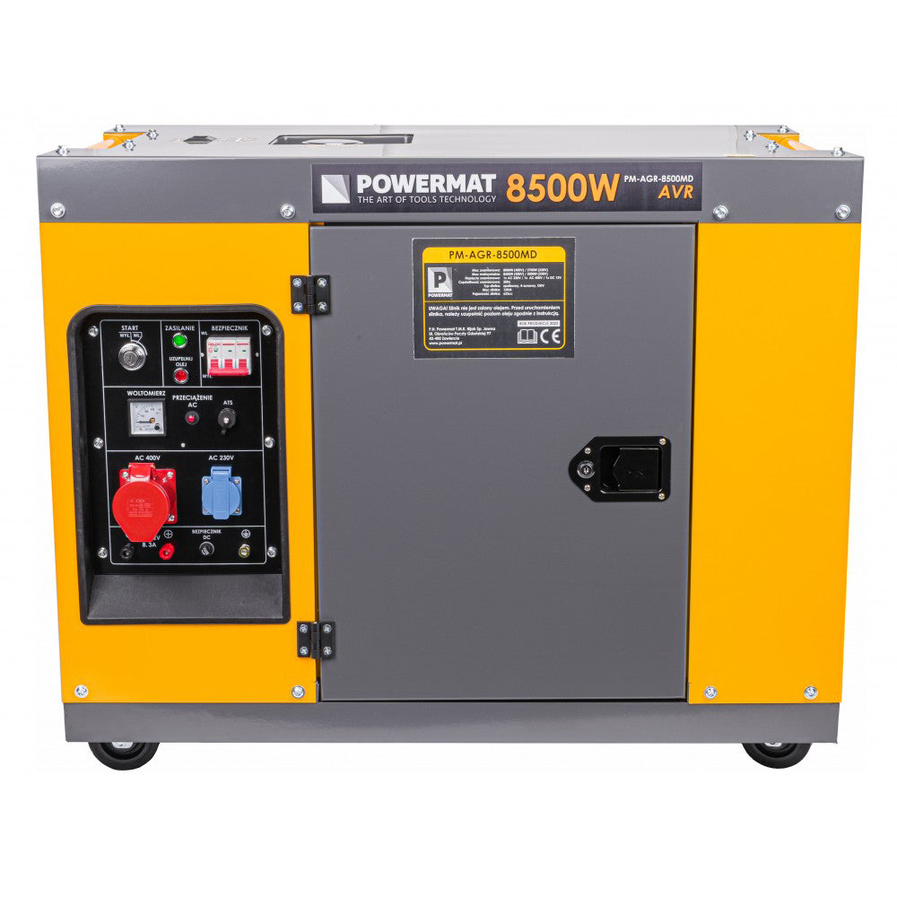 Generator de curent pe motorina PM-AGR-8500MD, 8.5 kW, Powermat PM1225