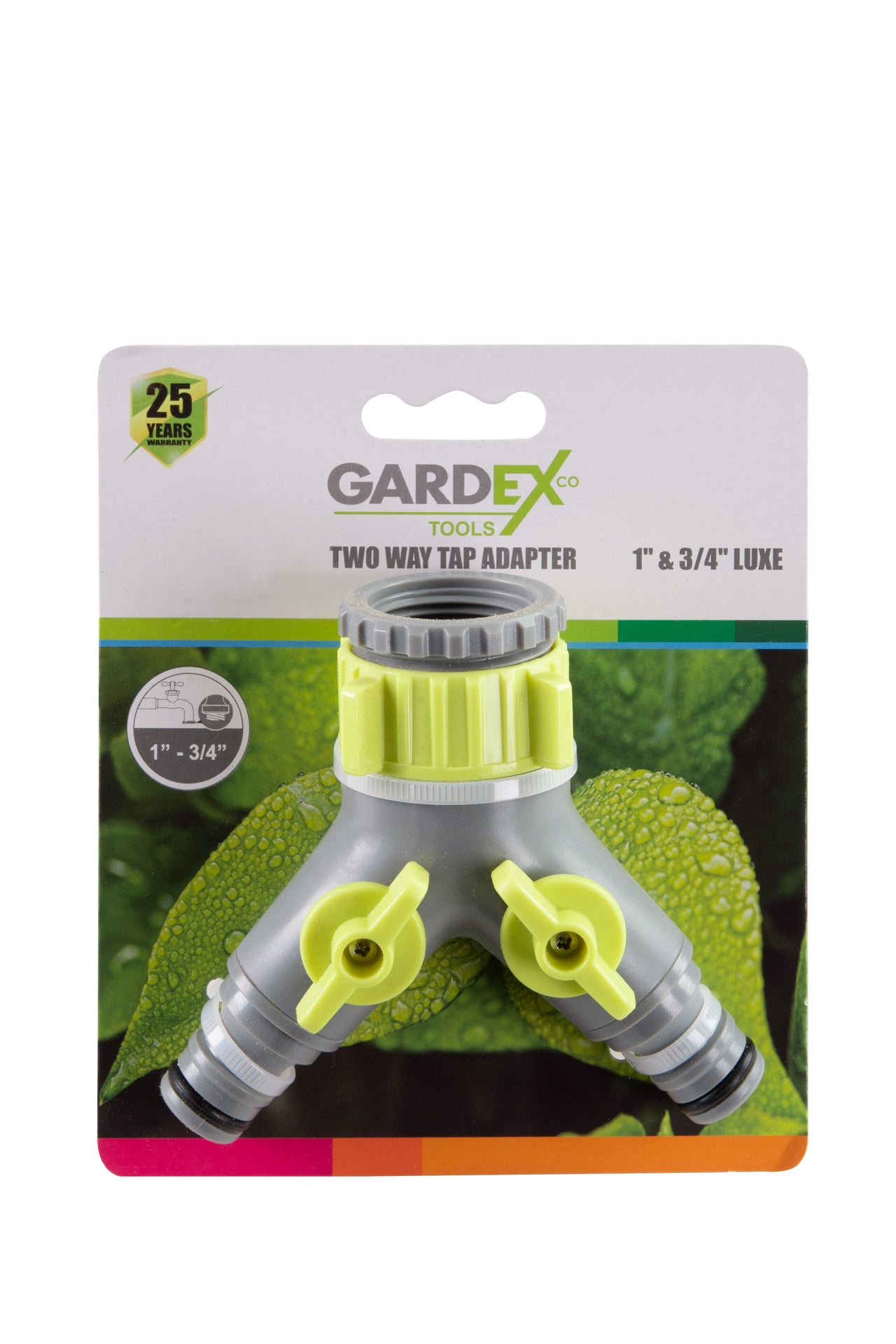 Conector furtun cu 2 cai Luxe, Gardex 403404