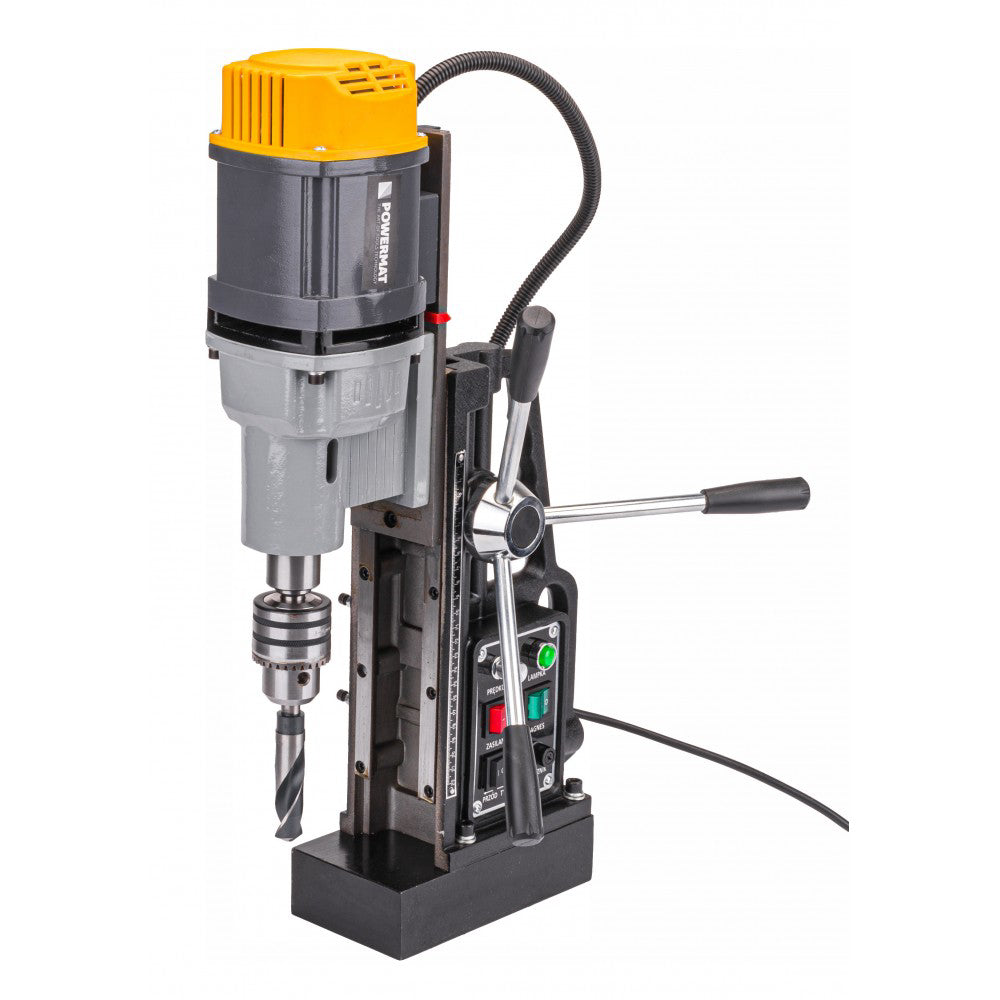 Burghiu cu talpa magnetica cu reglaj manual PM-WM-2100T, 2100 W, 50 mm, MT3, MT2, Powermat PM1203