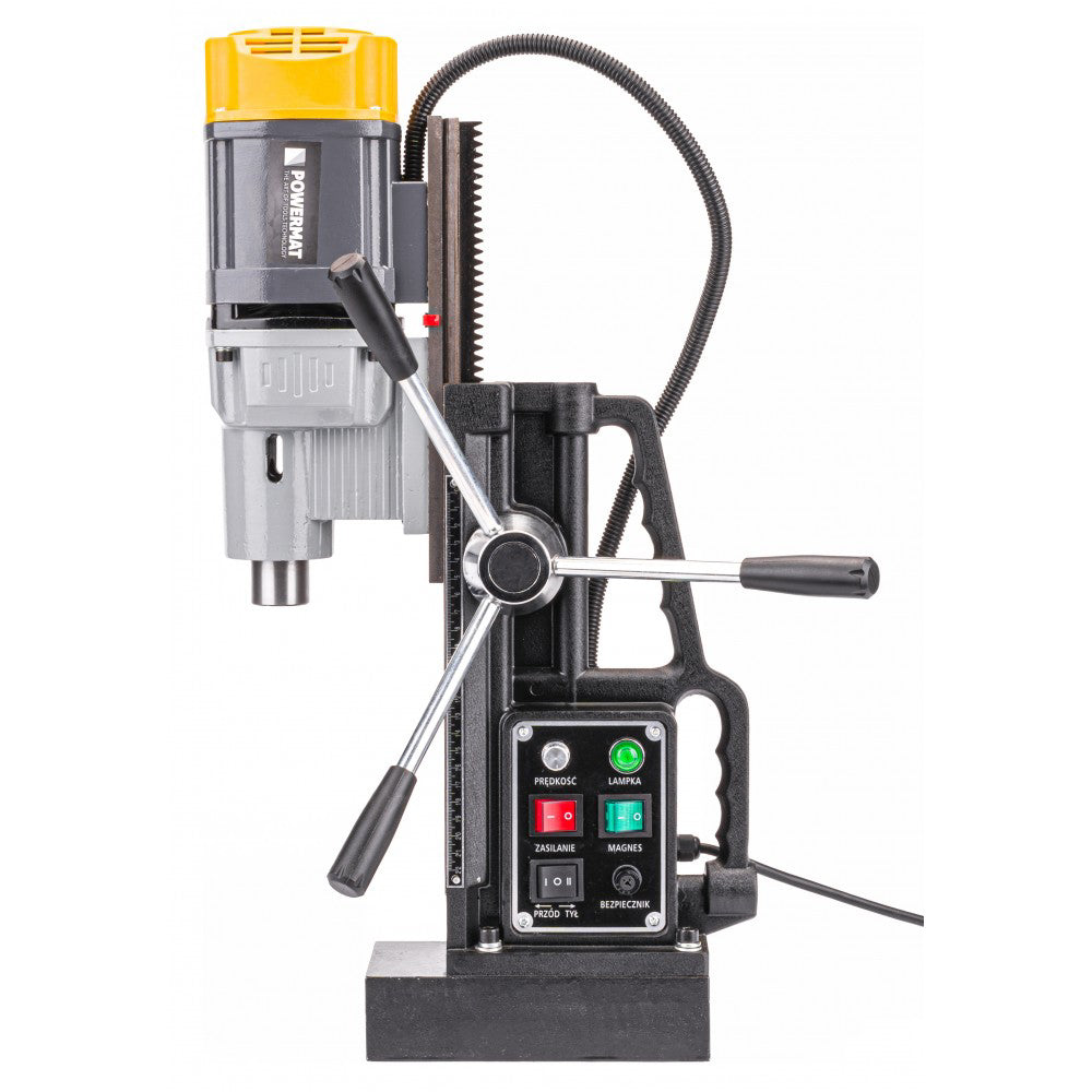 Burghiu cu talpa magnetica cu reglaj manual PM-WM-2100T, 2100 W, 50 mm, MT3, MT2, Powermat PM1203