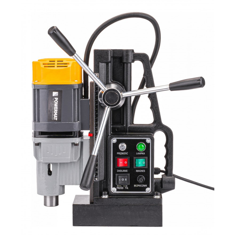 Burghiu cu talpa magnetica cu reglaj manual PM-WM-2100T, 2100 W, 50 mm, MT3, MT2, Powermat PM1203