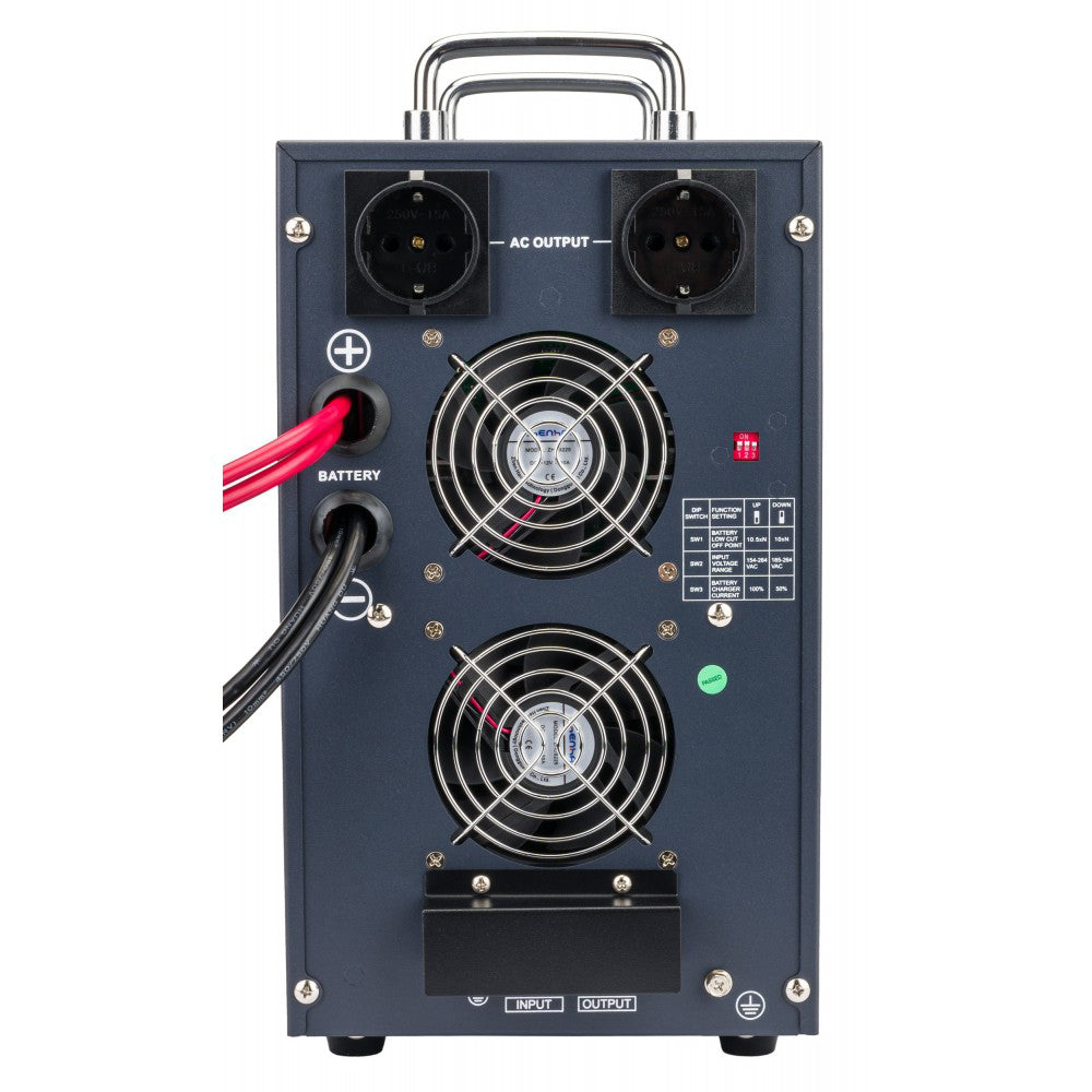 Sursa de curent UPS PM-UPS-3000MP, afisaj LCD, 3000 VA, 2400 W, Powermat PM1218