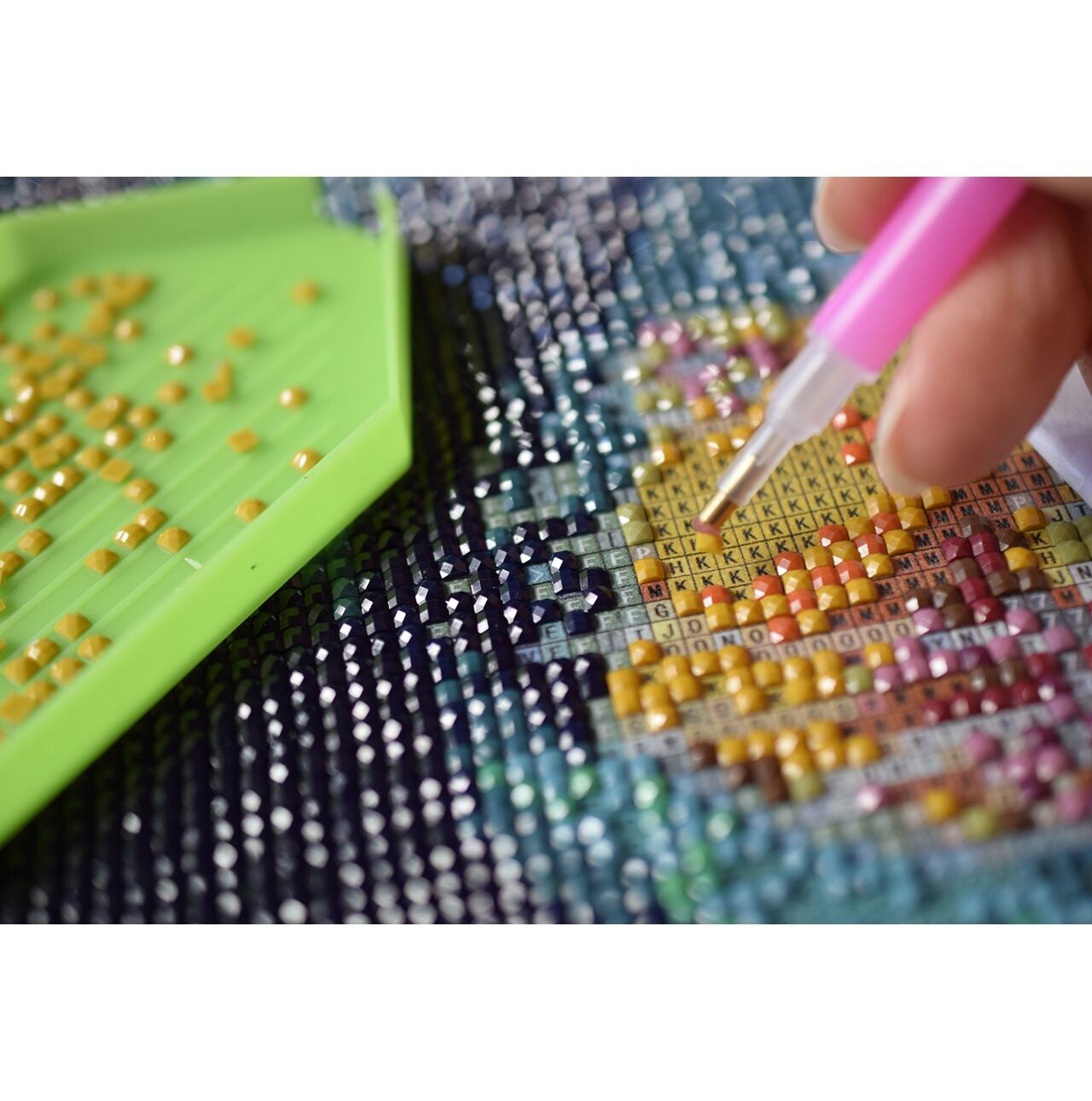 Set broderie cu diamante, 30 x 30 cm, MalPlay 110193