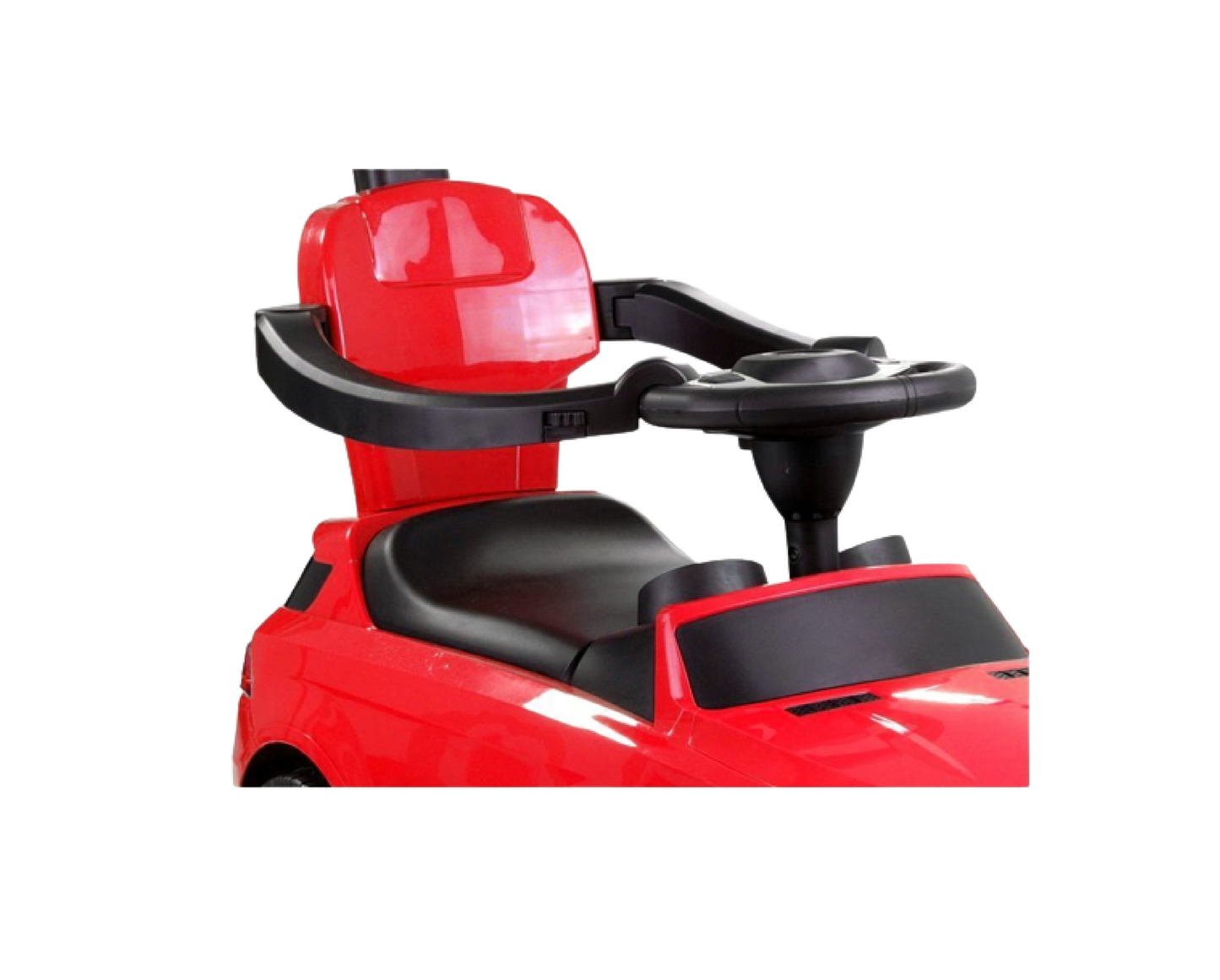 Masinuta Mercedes cu impingator pentru copii, sunet, componente detasabile, Lean 2334