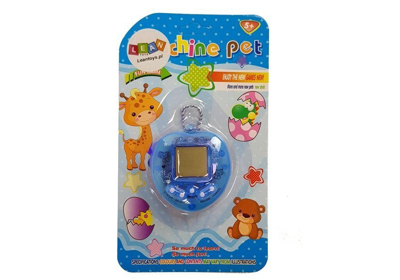 Joc pentru copii electronic tamagotchi in forma de inimioara, albastru, Lean 4007