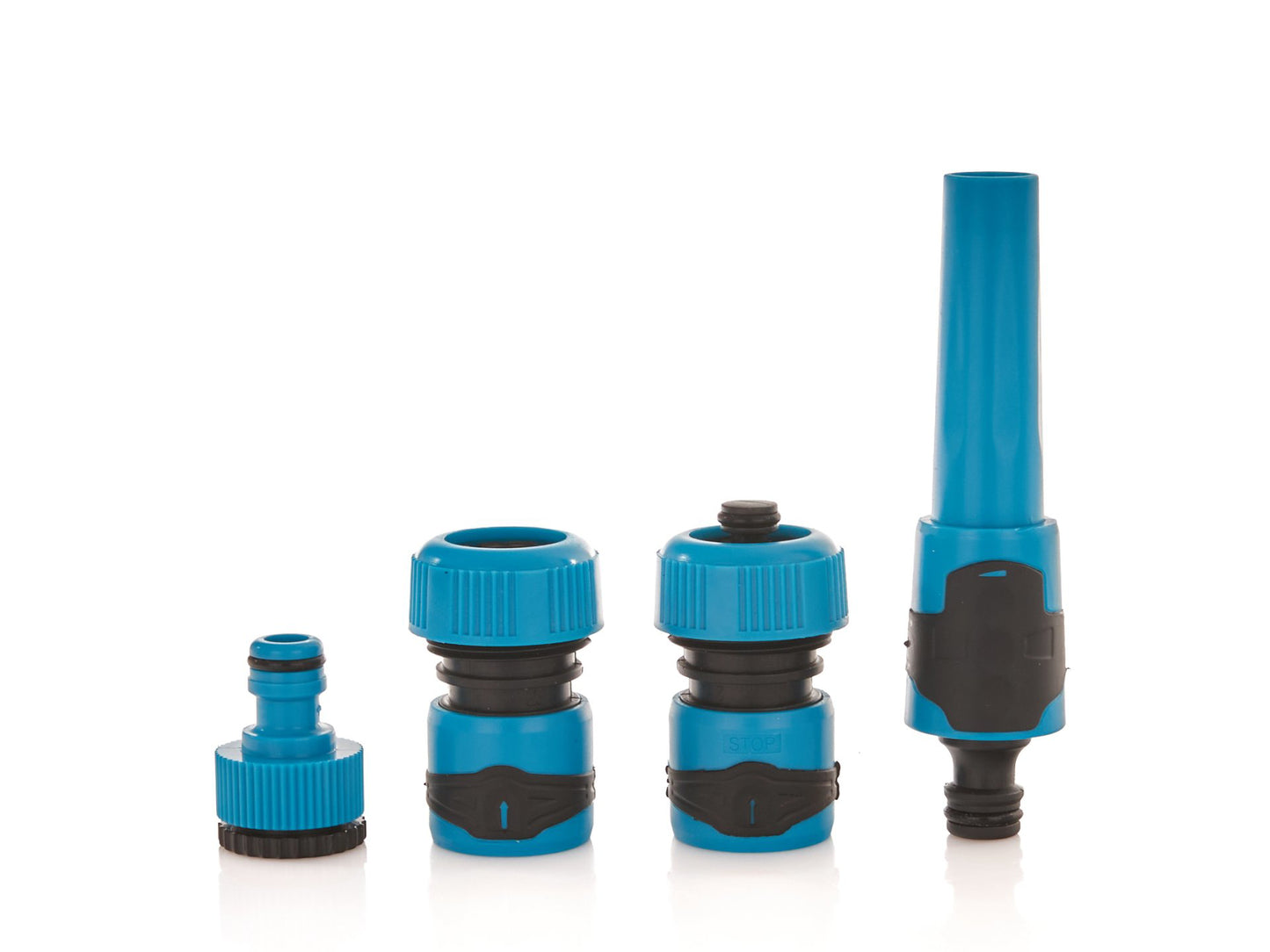 Set duze pentru furtun, 3/4", 4 elemente, Geko G73043