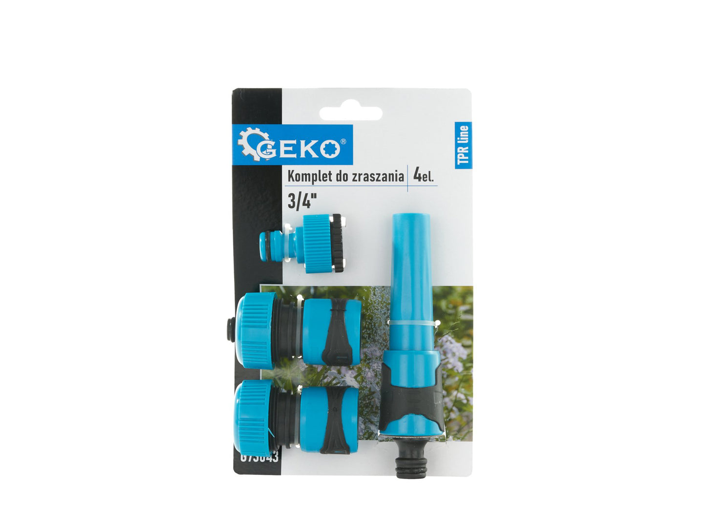 Set duze pentru furtun, 3/4", 4 elemente, Geko G73043