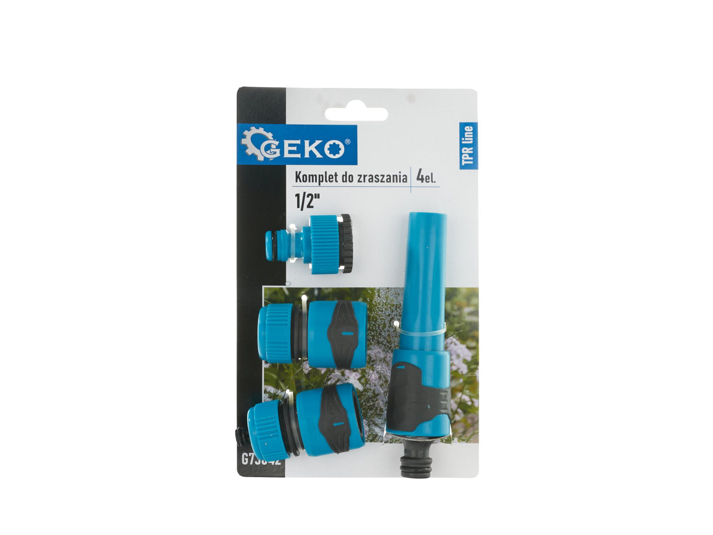 Set duze pentru furtun 1/2", 4 elemente, Geko G73042