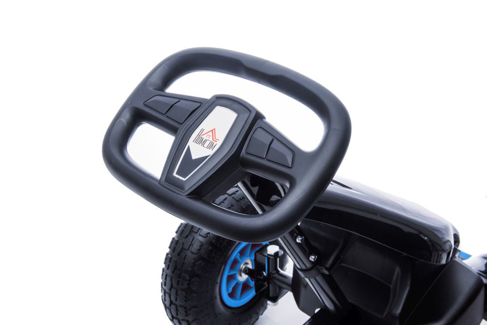 Go Kart G18 cu pedale, albastru, Lean 10565