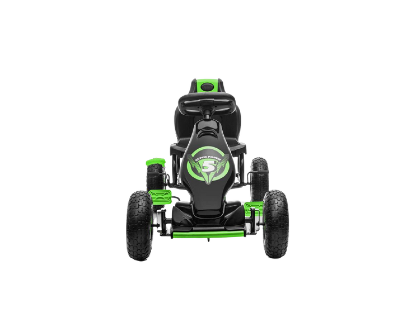 Go Kart G18 cu pedale, verde, Lean 10566
