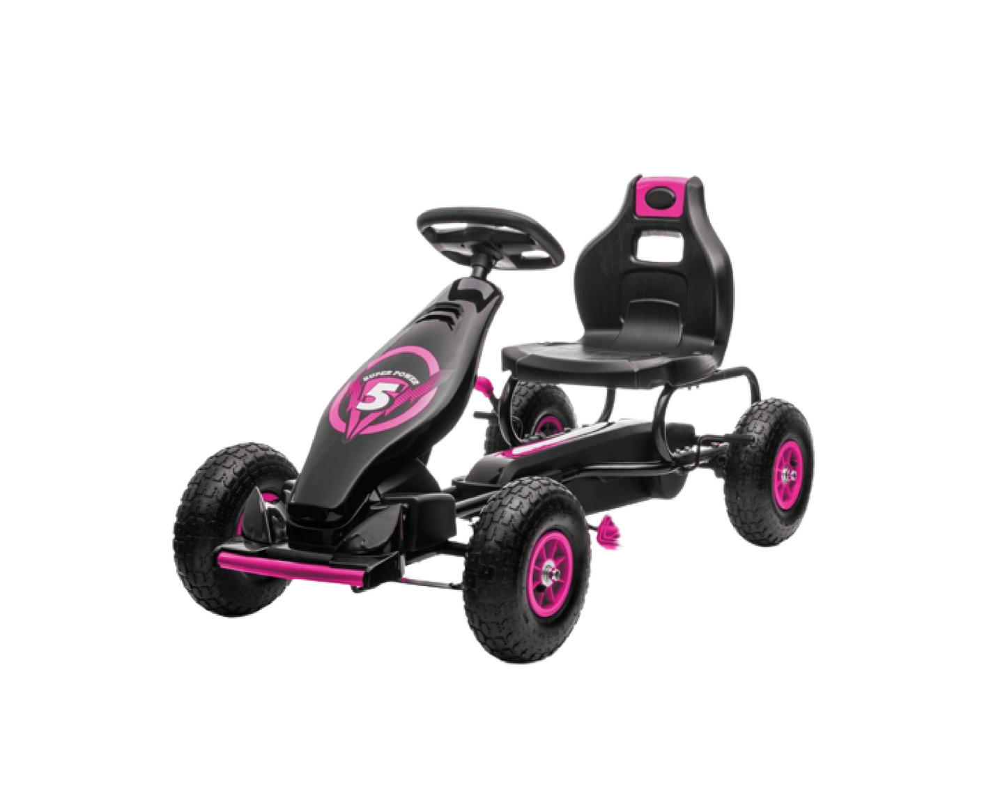 Go Kart G18 cu pedale, roz, Lean 10567