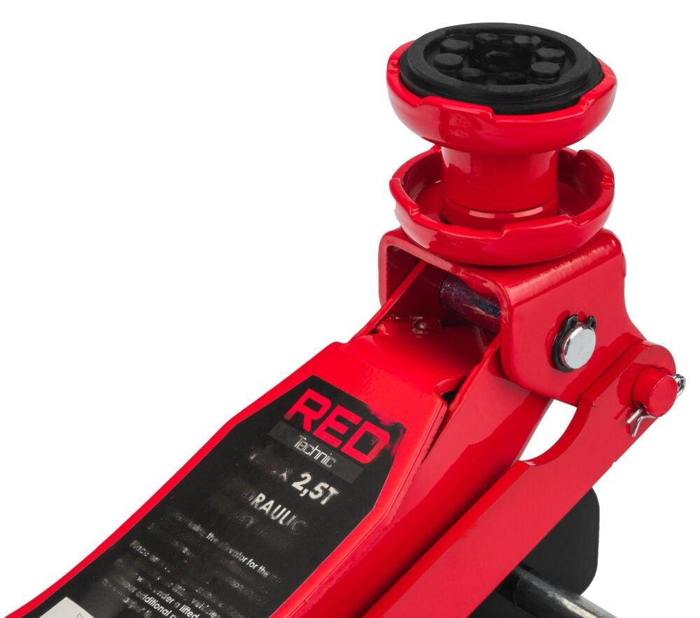 Cric hidraulic cu profil redus, 2.5 T, Red Technic RTNPH0030