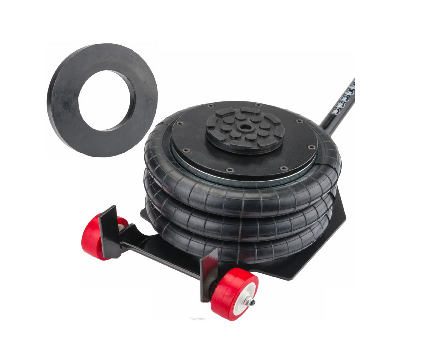 Cric pneumatic cu perne, 3.5 T, Red Technic RTPPN0008