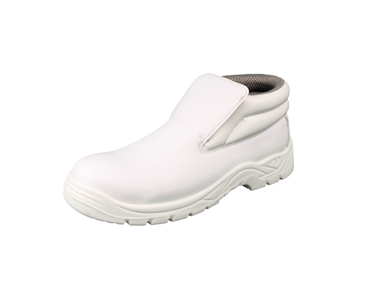 Ghete pentru protectia muncii cu bombeu metalic BTWHITE, marimea 37, Artmas ART603009