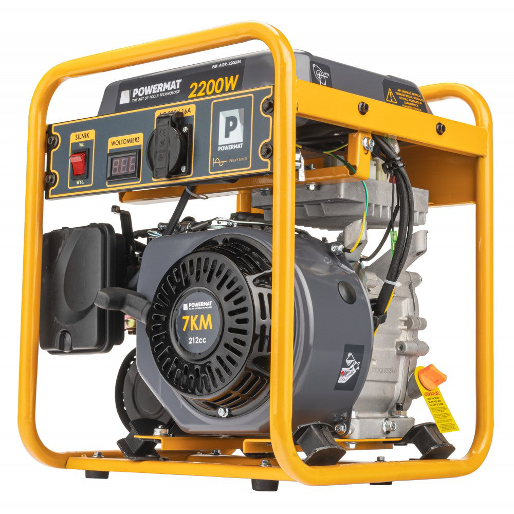 Generator de curent pe benzina PM-AGR-2200IM, 2200 W, Powermat PM1230