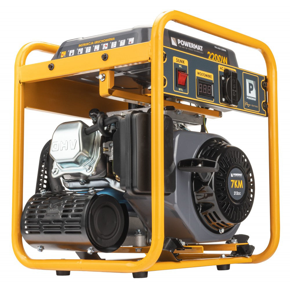 Generator de curent pe benzina PM-AGR-2200IM, 2200 W, Powermat PM1230
