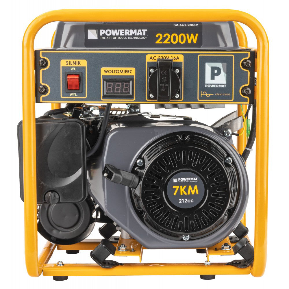 Generator de curent pe benzina PM-AGR-2200IM, 2200 W, Powermat PM1230