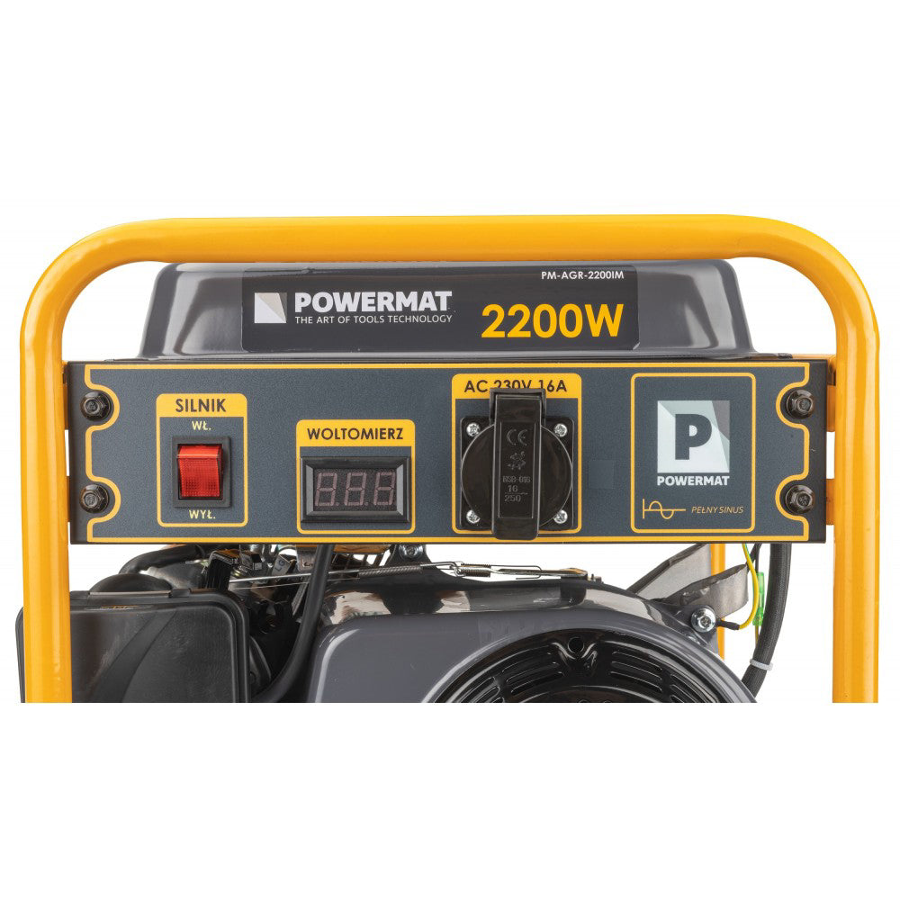 Generator de curent pe benzina PM-AGR-2200IM, 2200 W, Powermat PM1230